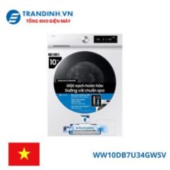 Máy giặt Samsung WW10DB7U34GWSV | 10kg cửa ngang Inverter