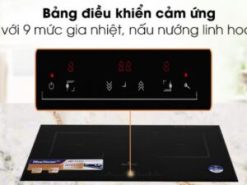 3. Bếp từ âm Bluestone ICB-6833 sở hữu bảng điều khiển với 9 cấp độ nhiệt