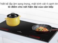 Thiết kế lắp âm sang trọng, mặt kính vát 4 cạnh tinh tế 