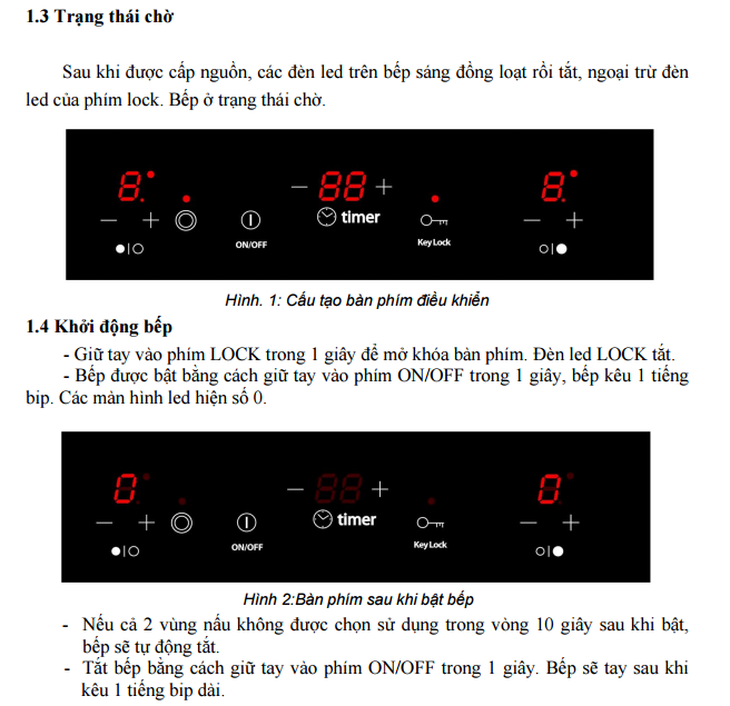 Bếp Từ Chefs EH-DIH866 6 Bếp từ đôi EH-DIH866