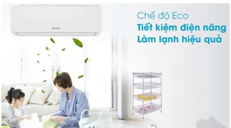 Điều hòa Dairry DR09-KH 2 chiều 9000BTU 8 5. Điều hòa Darrry giá rẻ chính hãng sở hữu chế độ tiết kiệm điện Econo
