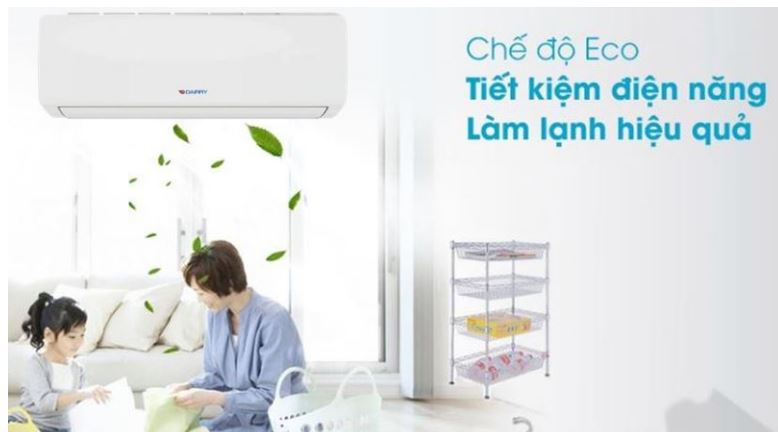 5. Máy lạnh 2 chiều Dairry DR12-KH sở hữu chế độ tiết kiệm điện Econo
