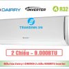 Điều hòa Dairry i-DR09KH 2 chiều 9000BTU inverter
