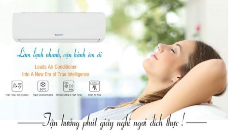 7. Máy lạnh 12000BTU Dairry i-DR12KH cho khả năng làm lạnh nhanh, vận hành êm ái 