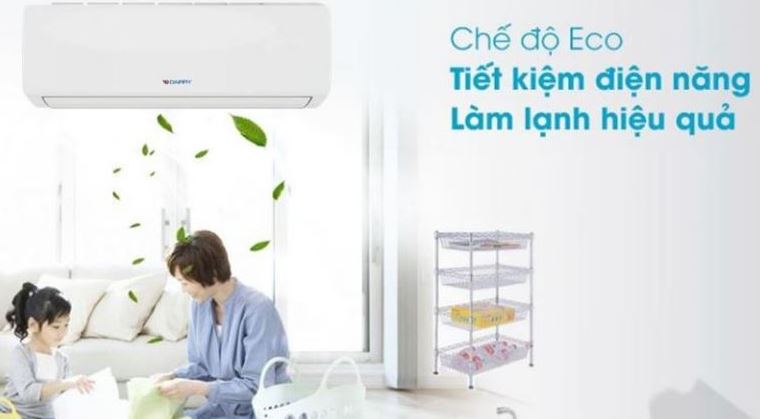 5. Máy lạnh 12000BTU Dairry DR12-SKC sở hữu chế độ tiết kiệm điện Econo