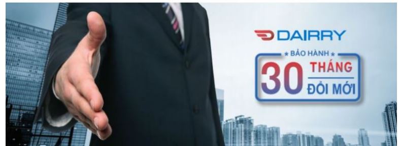 3. Chế độ bảo hành của điều hòa Dairrry DR24-KC bao lâu ?