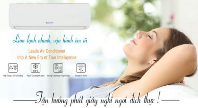 Điều hòa Dairry 24000BTU 1 chiều inverter i-DR24LKC 7 Khả năng làm lạnh nhanh, vận hành êm ái