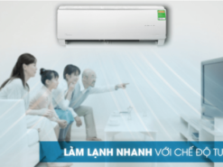3. Chế độ làm lạnh Turbo tiện ích trên điều hoà Midea MSAFA-10CRDN8