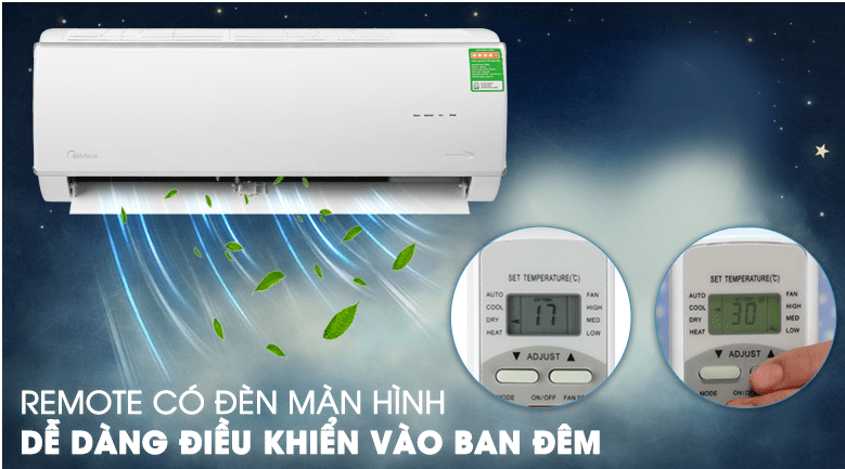 11. Remote có đèn màn hình tiện lợi trong đêm