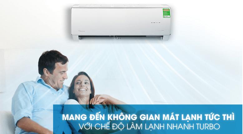 3. Chế độ làm lạnh Turbo giúp mát lạnh không khí ngay tức thì