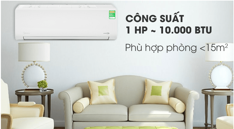 2. Máy lạnh Midea MSAG-10CRDN8 có thiết kế hiện đại, sang trọng