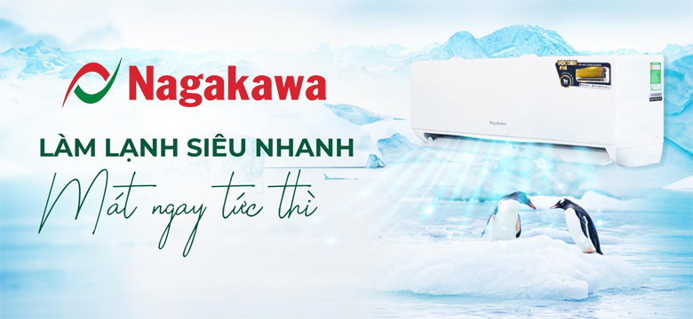 Điều hòa Nagakawa 12000BTU 1 chiều NS-C12R2T30 3 Điều hòa nagakawa làm lạnh siêu nhanh