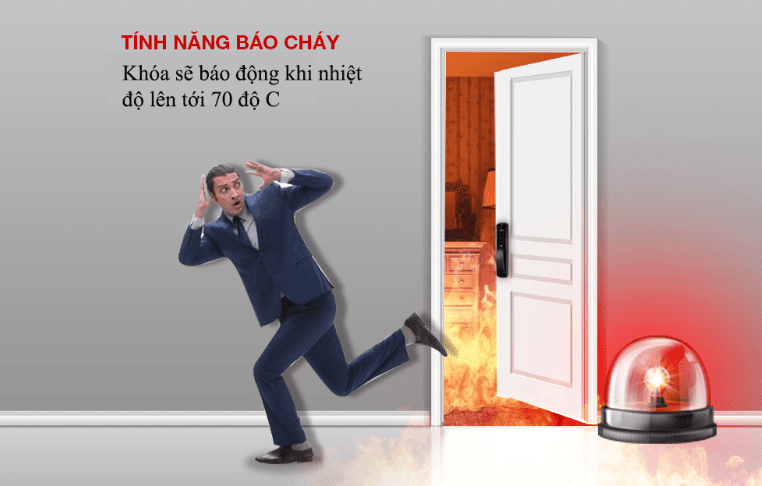 Báo động khi có hiện tượng đập phá khóa