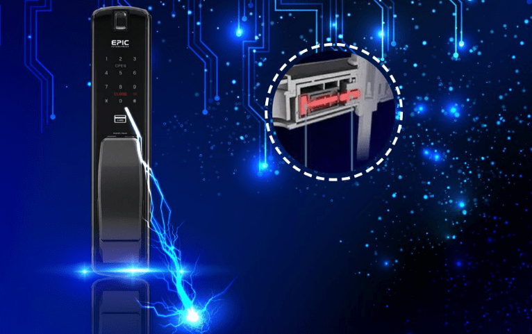 Khóa điện tử Epic ES F9000K 5 KHÓA ĐIỆN TỬ EPIC ES F9000K