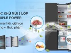 Tủ lạnh Hitachi Inverter 569 lít R-WB640PGV1 GMG - Công nghệ kháng khuẩn khử mùi