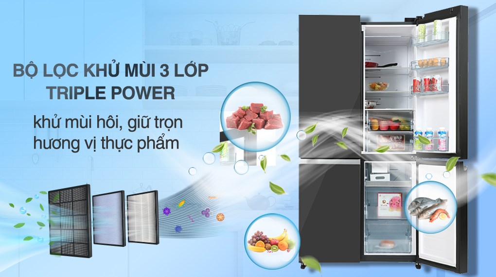 Tủ lạnh Hitachi Inverter 569 lít R-Công nghệ kháng khuẩn khử mùi