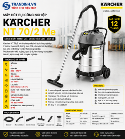 Máy hút bụi công nghiệp Karcher NT 70/2 Me