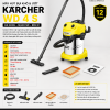 Máy hút bụi công nghiệp Karcher WD4 S