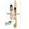 Khóa cửa đại sảnh Demax SL 988 24K BRASS