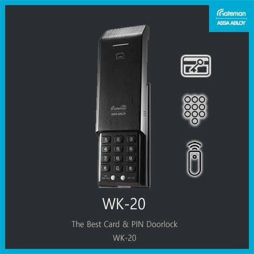 2. Khoá cửa Gateman WK-20 trang bị 2 phương thức mở khoá 