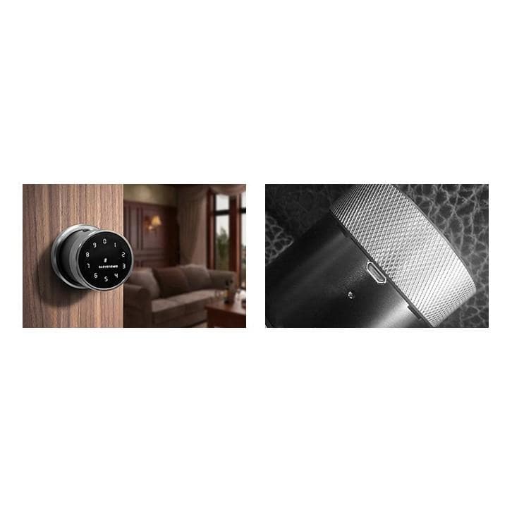 Khoá cửa vân tay 5asystem 5A B2 5 4. Khoá cửa vân tay 5A B2 phù hợp lắp đặt cho nhiều kiến trúc nhà