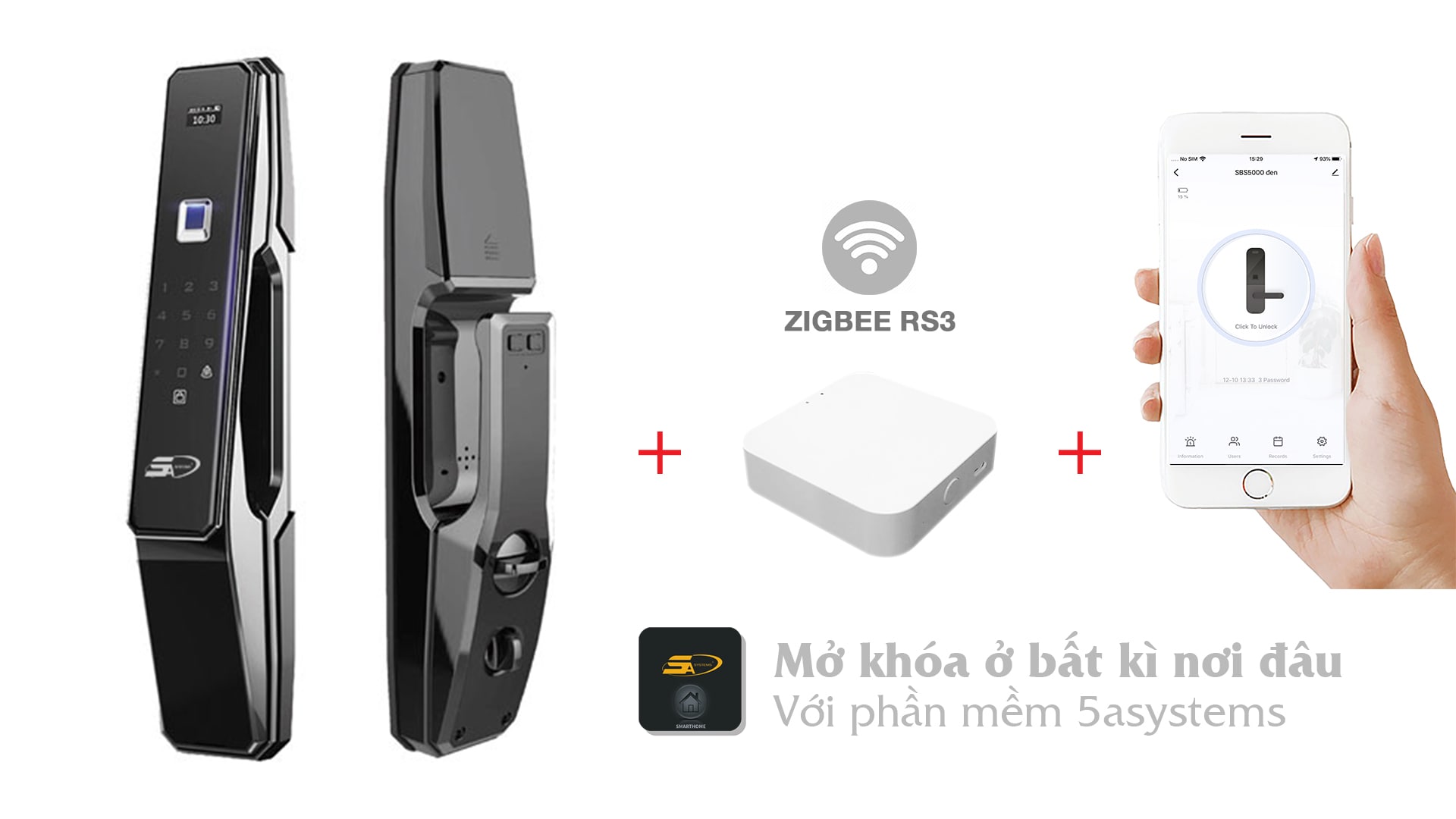 3. Mở khoá tiện lợi với 4 phương thức thân thuộc người dùng