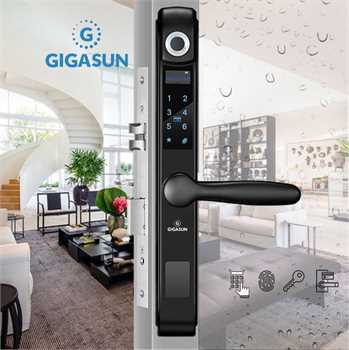 Khoá vân tay cửa nhôm kính Gigasun A03B 8 Lắp đặt khoá cửa phù hợp nhiều kiến trúc nhà