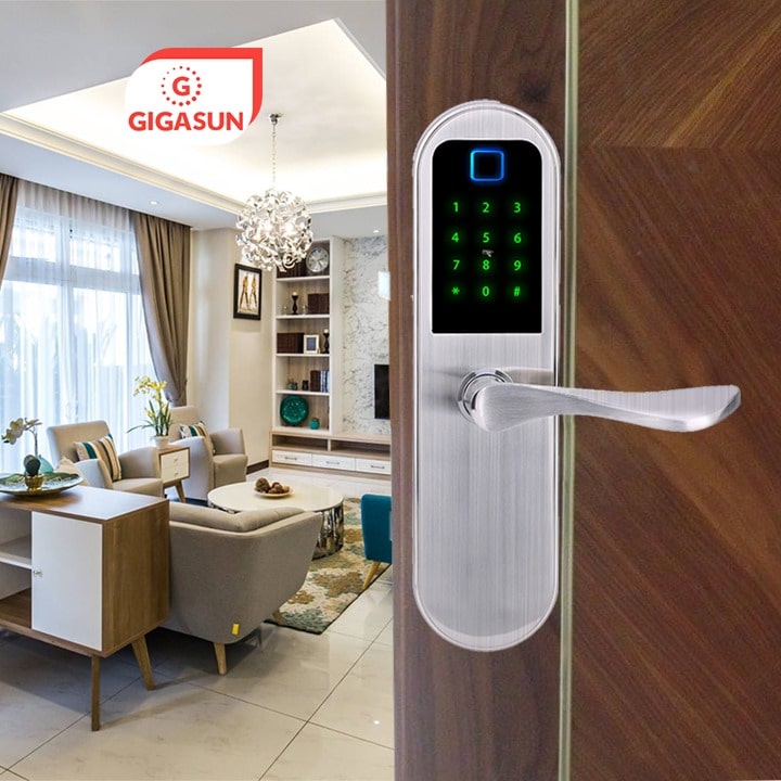 Khoá cửa vân tay Gigasun D05S thích hợp lắp đặt cho nhiều kiến trúc nhà