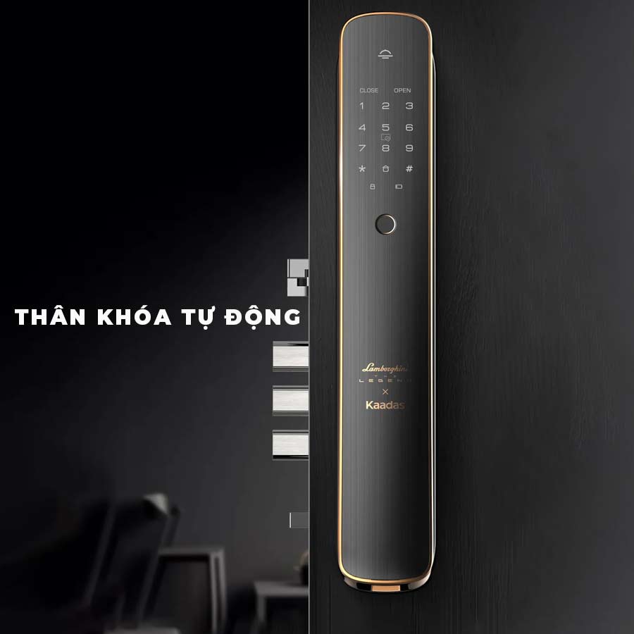 Khoá cửa vân tay cao cấp Kaadas Lamborghini 3 2. Thiết kế đặc trưng - Đẳng cấp thương hiệu Đức