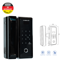 Khoá vân tay cửa kính Kassler KL-589