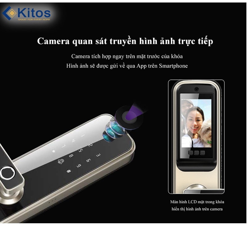 1. Camera truyền hình ảnh trực tiếp về máy điện thoại qua App