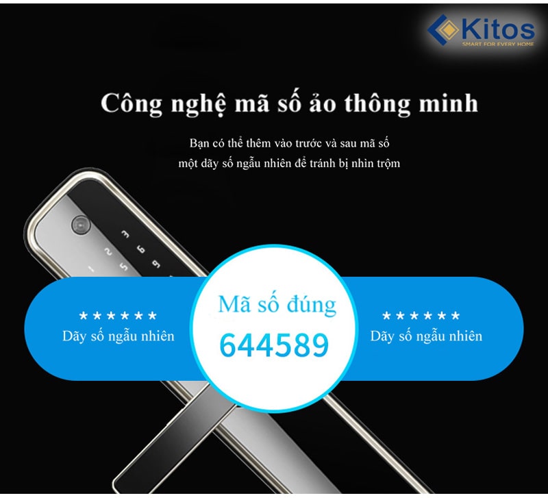 6. Bảo mật an toàn với tính năng mã số ảo thông minh