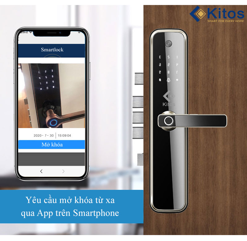 3. Khoá thông minh Kitos KT-X3 trang bị 5 phương thức mở khoá tiện dụng
