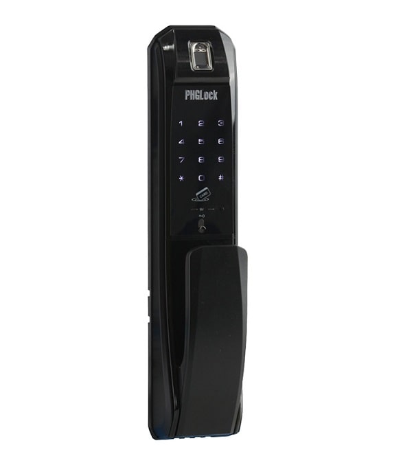 Khoá cửa vân tay PHGLock FP9090 sở hữu kiểu dáng hiện đại, sang trọng