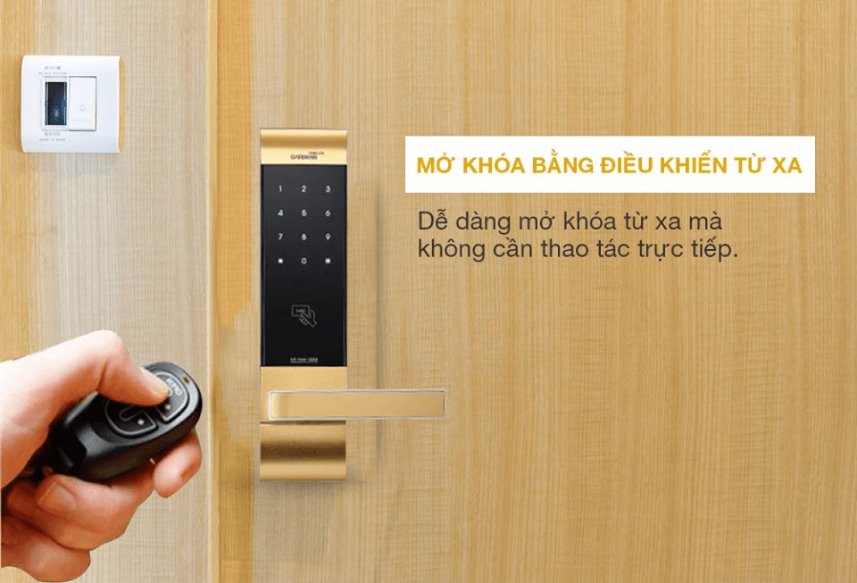 2. Khoá thẻ từ Gateman V300-FH trang bị 3 phương thức mở khoá