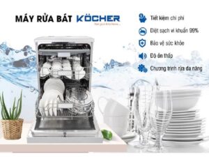 2. Chức năng máy rửa bát Kocher KDEU 8033