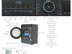 Máy giặt Aqua Inverter 8.5 kg AQD-A852J BK