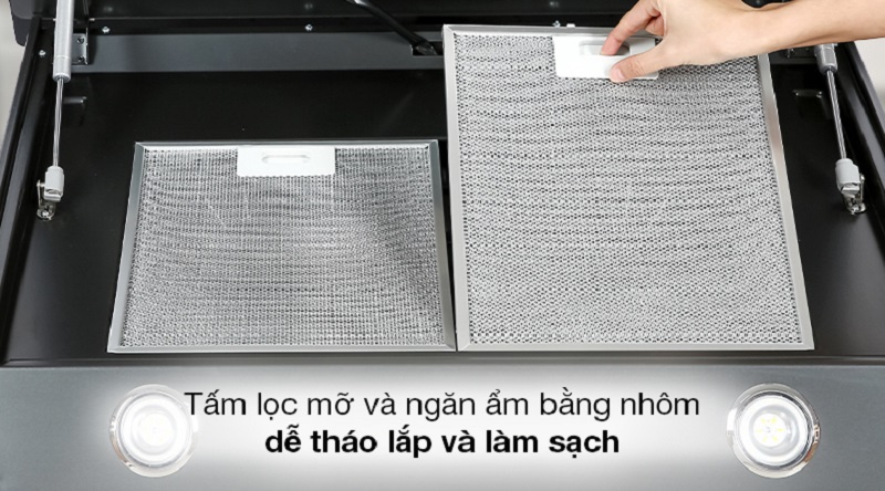 Máy hút mùi Hafele HH-WVG90B 539.89.335 9 6. Bộ lưới lọc khử sạch dầu mỡ