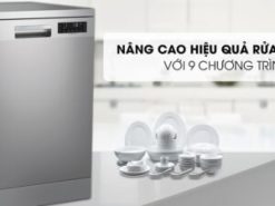 Rửa chén hiệu quả với 9 chương trình rửa tân tiến