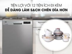 Tiện lợi với 12 tiện ích được thiết kế đi kèm theo máy