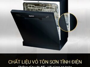 8. Máy rửa bát Nagakawa chống gỉ tuyệt đối vô cùng an toàn