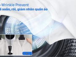 4. Công nghệ Wrinkle Prevent - Hạn chế nhăn và xoăn quần áo.