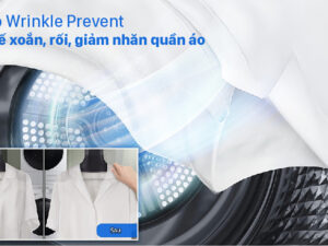 4. Công nghệ Wrinkle Prevent - Hạn chế nhăn và xoăn quần áo.