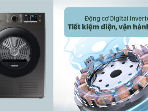 5. Động cơ Digital Inverter vận hành êm ái, tiết kiệm năng lượng.
