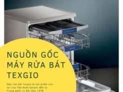 1. So sánh về nguồn gốc máy rửa bát Bosch và Texgio