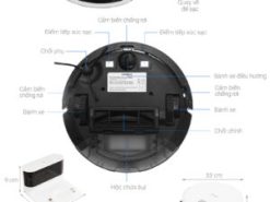 Robot hút bụi lau nhà Hitachi RV-X15N