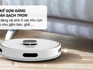 Robot hút bụi lau nhà Hitachi RV-X20M - Thiết kế gọn gàng
