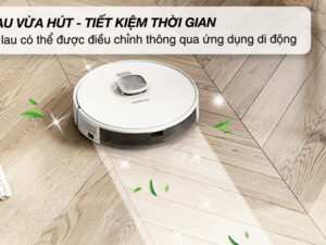 Robot hút bụi lau nhà Hitachi RV-X20M - Vừa hút vừa lau