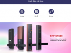KHÓA VÂN TAY SAMSUNG SHP-DH538MU/EN