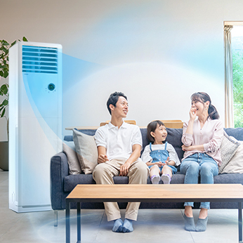Điều hòa tủ đứng Gree GVC48AH-M3NTB1A đảo gió 4 hướng